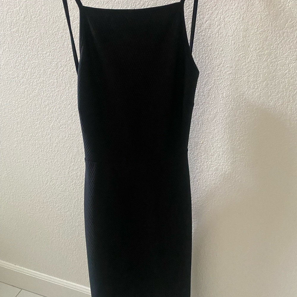 Oh My Love Black Backless Dress